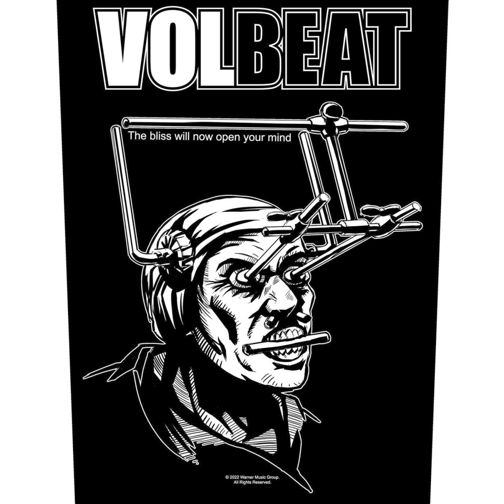 Volbeat - Open Your Mind Back patch - Black